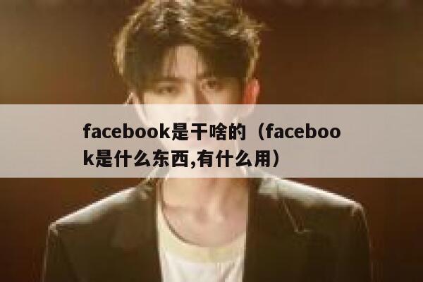 facebook是干啥的(facebook是什么东西,有什么用) 第1张 facebook是干啥的(facebook是什么东西,有什么用) 第1张