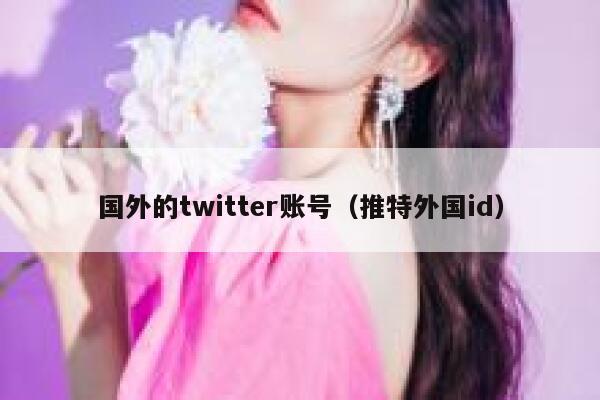 国外的twitter账号（推特外国id） 第1张