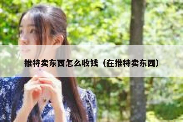 推特卖东西怎么收钱（在推特卖东西） 第1张