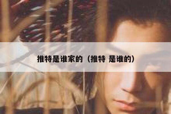推特是谁家的(推特 是谁的) 第1张 推特是谁家的(推特 是谁的) 第1张