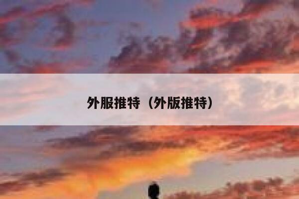 外服推特（外版推特） 第1张