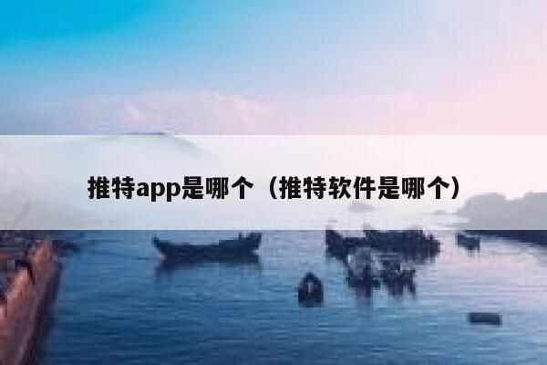推特app是哪个(推特软件是哪个) 第1张 推特app是哪个(推特软件是哪个) 第1张