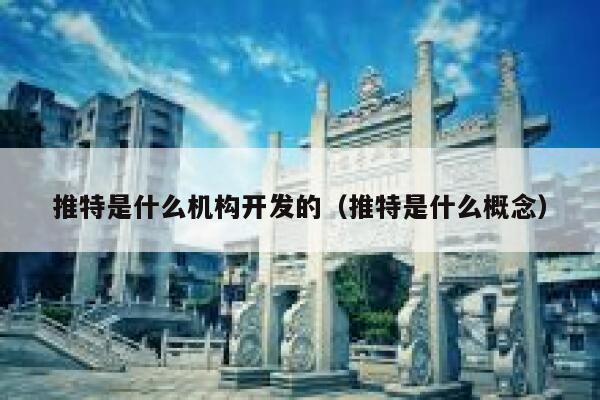 推特是什么机构开发的（推特是什么概念） 第1张