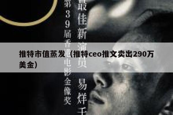 推特市值蒸发（推特ceo推文卖出290万美金） 第1张
