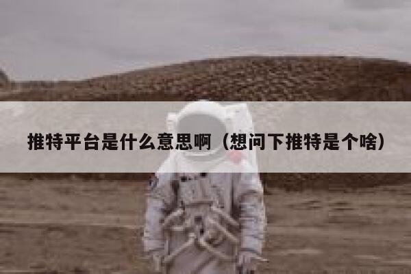 推特平台是什么意思啊（想问下推特是个啥） 第1张