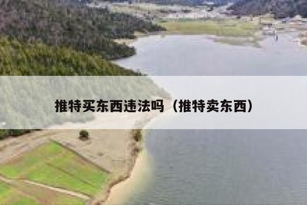 推特买东西违法吗（推特卖东西） 第1张