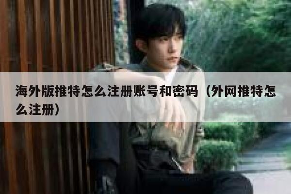 海外版推特怎么注册账号和密码（外网推特怎么注册） 第1张
