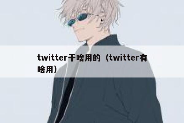 twitter干啥用的（twitter有啥用） 第1张