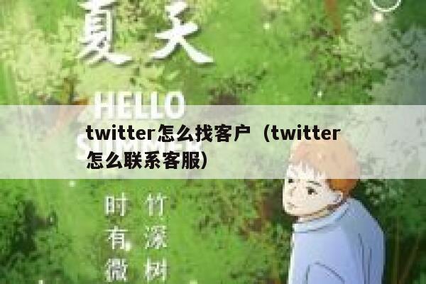 twitter怎么找客户（twitter怎么联系客服） 第1张