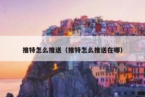 推特怎么推送(推特怎么推送在哪) 第1张 推特怎么推送(推特怎么推送在哪) 第1张