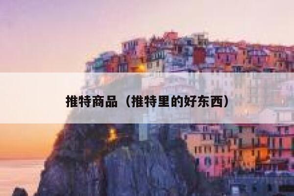 推特商品（推特里的好东西） 第1张