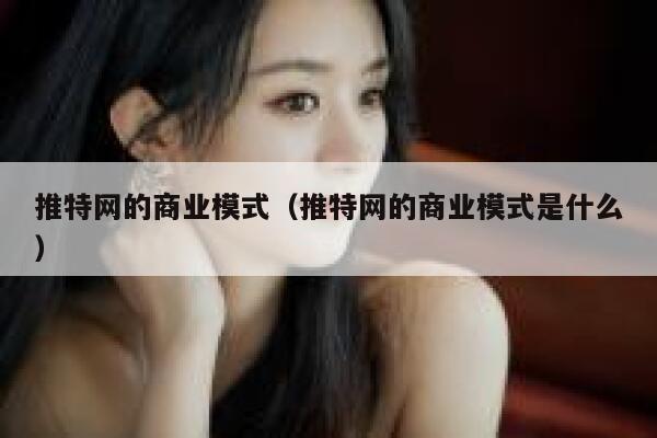 推特网的商业模式(推特网的商业模式是什么) 第1张 推特网的商业模式(推特网的商业模式是什么) 第1张