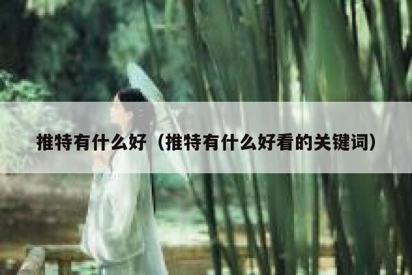 推特有什么好（推特有什么好看的关键词） 第1张