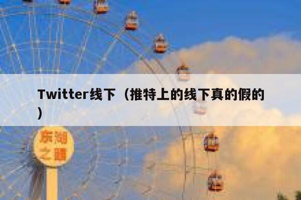 Twitter线下（推特上的线下真的假的） 第1张