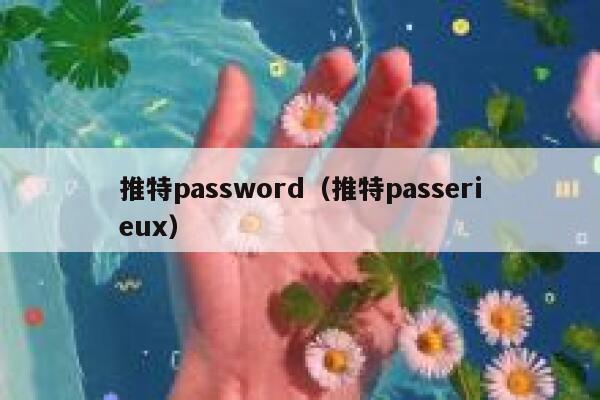 推特password（推特passerieux） 第1张