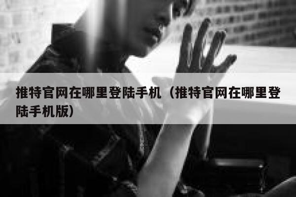 推特官网在哪里登陆手机(推特官网在哪里登陆手机版) 第1张 推特官网在哪里登陆手机(推特官网在哪里登陆手机版) 第1张