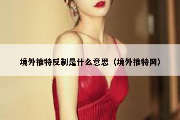 境外推特反制是什么意思（境外推特网） 第1张