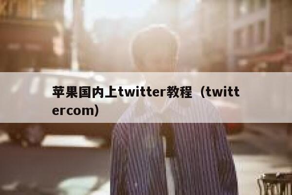 苹果国内上twitter教程（twittercom） 第1张