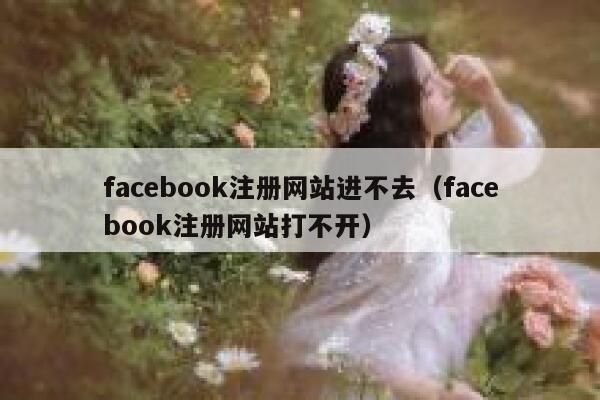 facebook注册网站进不去（facebook注册网站打不开） 第1张