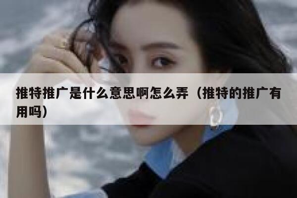 推特推广是什么意思啊怎么弄（推特的推广有用吗） 第1张