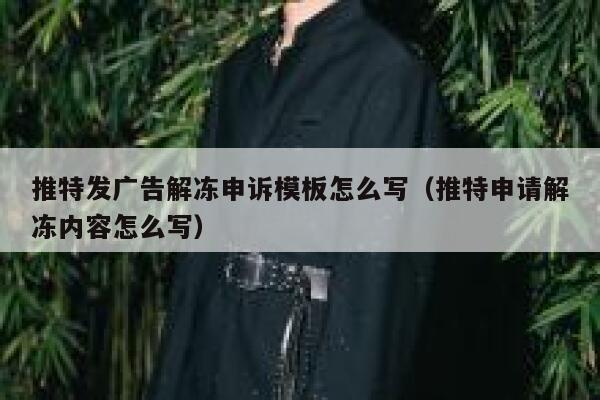 推特发广告解冻申诉模板怎么写(推特申请解冻内容怎么写) 第1张 推特发广告解冻申诉模板怎么写(推特申请解冻内容怎么写) 第1张