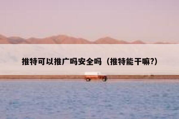 推特可以推广吗安全吗(推特能干嘛?) 第1张 推特可以推广吗安全吗(推特能干嘛?) 第1张