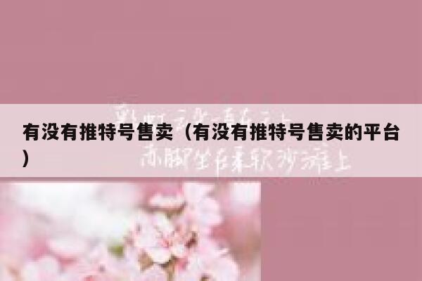 有没有推特号售卖(有没有推特号售卖的平台) 第1张 有没有推特号售卖(有没有推特号售卖的平台) 第1张