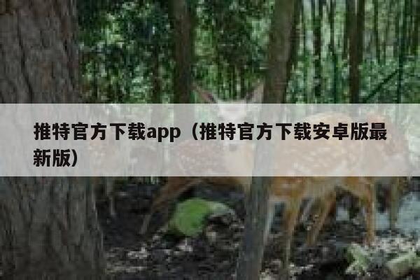推特官方下载app(推特官方下载安卓版最新版) 第1张 推特官方下载app(推特官方下载安卓版最新版) 第1张