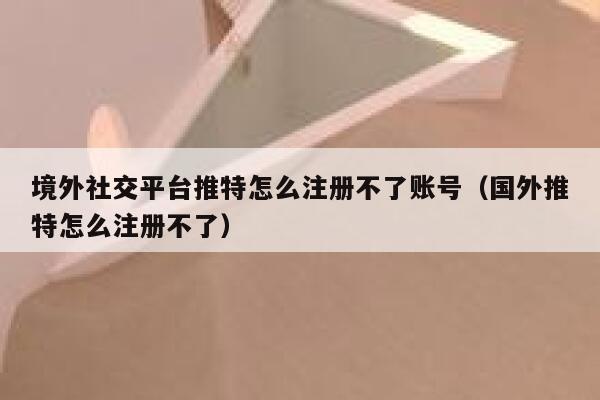 境外社交平台推特怎么注册不了账号(国外推特怎么注册不了) 第1张 境外社交平台推特怎么注册不了账号(国外推特怎么注册不了) 第1张