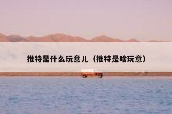 推特是什么玩意儿(推特是啥玩意) 第1张 推特是什么玩意儿(推特是啥玩意) 第1张
