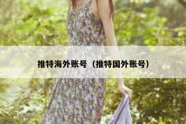 推特海外账号(推特国外账号) 第1张 推特海外账号(推特国外账号) 第1张