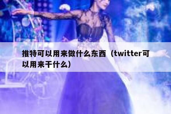 推特可以用来做什么东西(twitter可以用来干什么) 第1张 推特可以用来做什么东西(twitter可以用来干什么) 第1张