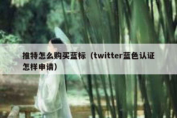 推特怎么购买蓝标(twitter蓝色认证怎样申请) 第1张 推特怎么购买蓝标(twitter蓝色认证怎样申请) 第1张
