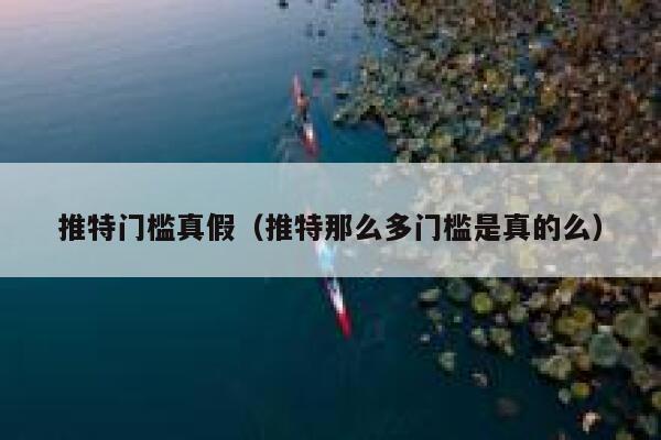 推特门槛真假(推特那么多门槛是真的么) 第1张 推特门槛真假(推特那么多门槛是真的么) 第1张