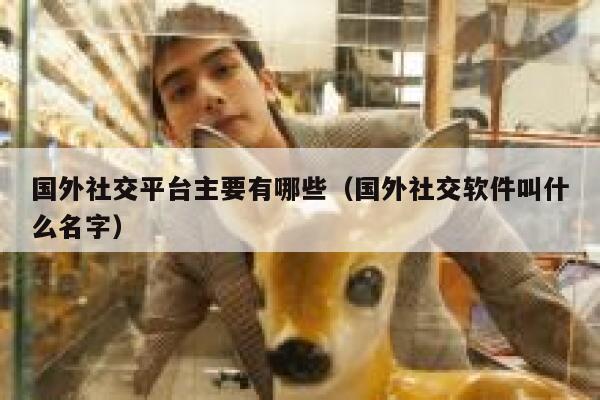 国外社交平台主要有哪些(国外社交软件叫什么名字) 第1张 国外社交平台主要有哪些(国外社交软件叫什么名字) 第1张