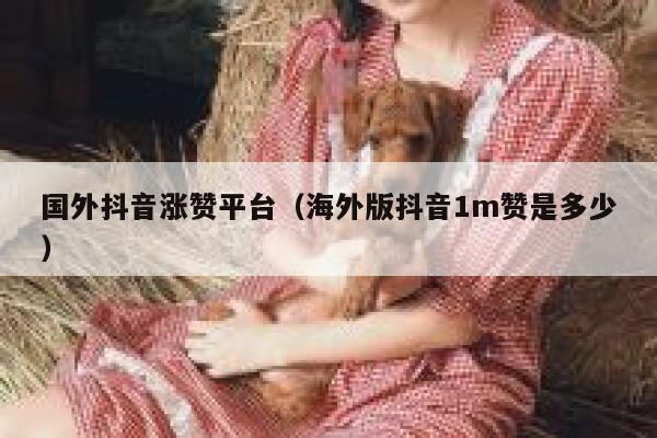 国外抖音涨赞平台（海外版抖音1m赞是多少） 第1张