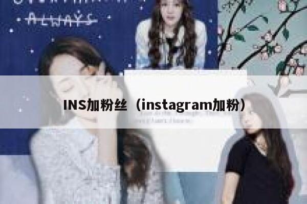 INS加粉丝（instagram加粉） 第1张