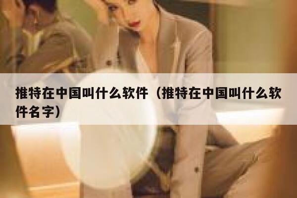 推特在中国叫什么软件（推特在中国叫什么软件名字） 第1张