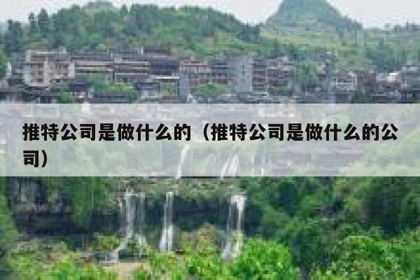 推特公司是做什么的(推特公司是做什么的公司) 第1张 推特公司是做什么的(推特公司是做什么的公司) 第1张