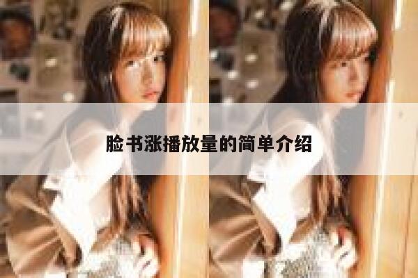 脸书涨播放量的简单介绍 第1张 脸书涨播放量的简单介绍 第1张