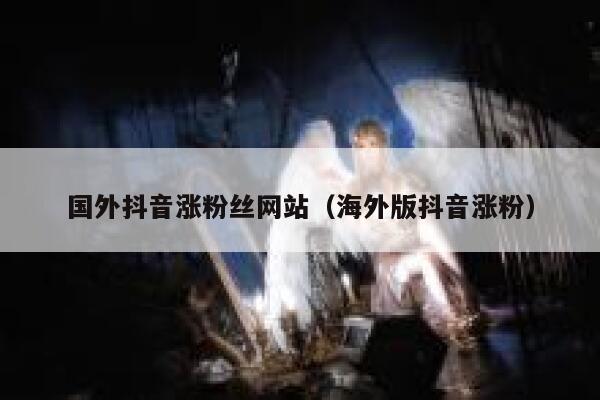 国外抖音涨粉丝网站(海外版抖音涨粉) 第1张 国外抖音涨粉丝网站(海外版抖音涨粉) 第1张