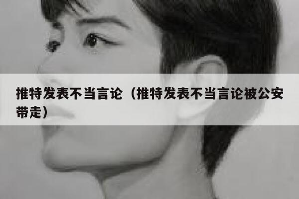 推特发表不当言论(推特发表不当言论被公安带走) 第1张 推特发表不当言论(推特发表不当言论被公安带走) 第1张