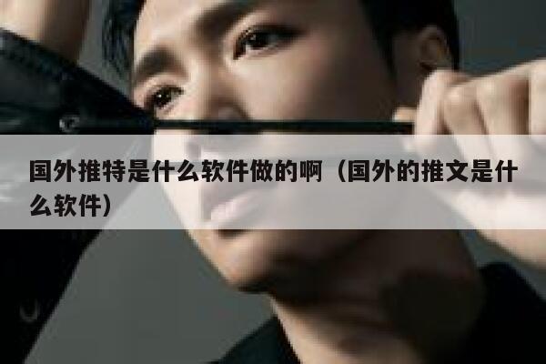 国外推特是什么软件做的啊（国外的推文是什么软件） 第1张