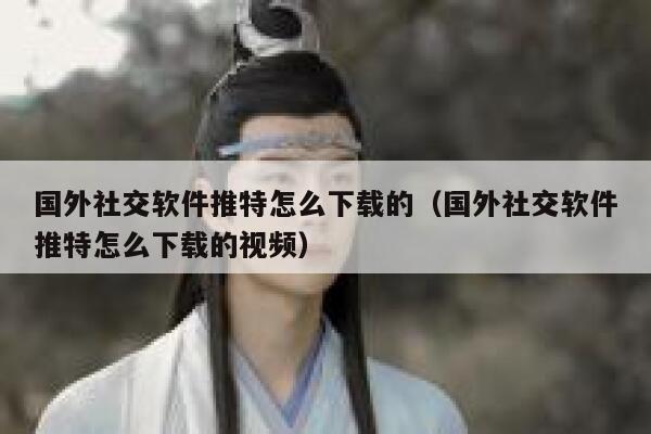 国外社交软件推特怎么下载的(国外社交软件推特怎么下载的视频) 第1张 国外社交软件推特怎么下载的(国外社交软件推特怎么下载的视频) 第1张