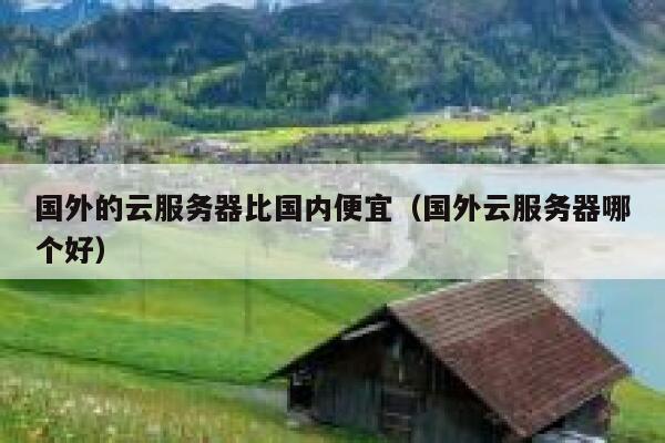 国外的云服务器比国内便宜（国外云服务器哪个好） 第1张