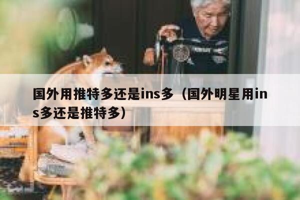 国外用推特多还是ins多（国外明星用ins多还是推特多） 第1张