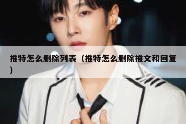 推特怎么删除列表(推特怎么删除推文和回复) 第1张 推特怎么删除列表(推特怎么删除推文和回复) 第1张
