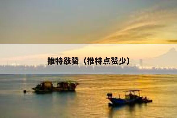推特涨赞（推特点赞少） 第1张