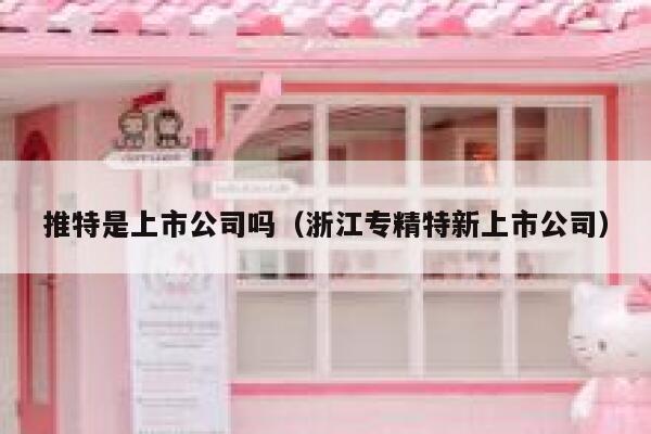 推特是上市公司吗(浙江专精特新上市公司) 第1张 推特是上市公司吗(浙江专精特新上市公司) 第1张
