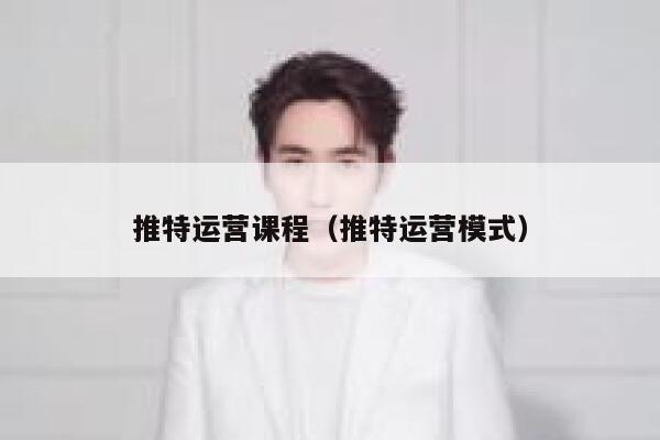 推特运营课程(推特运营模式) 第1张 推特运营课程(推特运营模式) 第1张